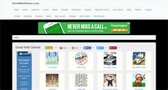 Desktop Screenshot of greatwebgames.com